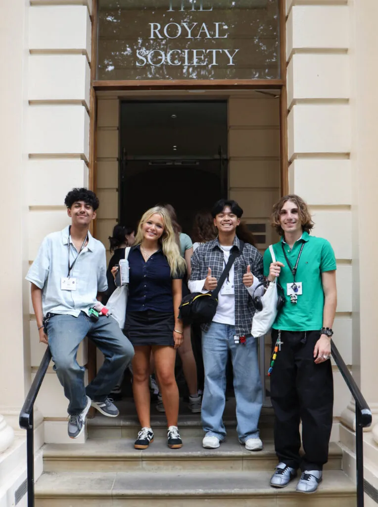 Royal Society London visit as part of the pre college summer program in Oxford